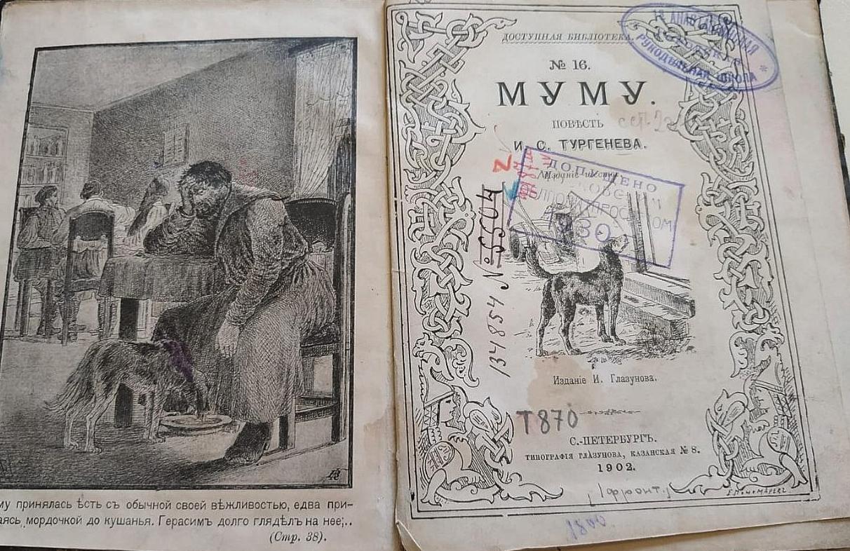 Редкие издания Тургенева в Губернской